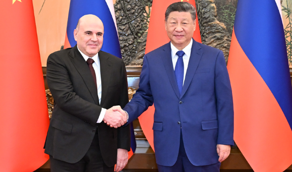 習(xí)近平會(huì)見俄羅斯總理米舒斯京